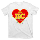 Kansas City Strong Football Heart Awareness T-Shirt