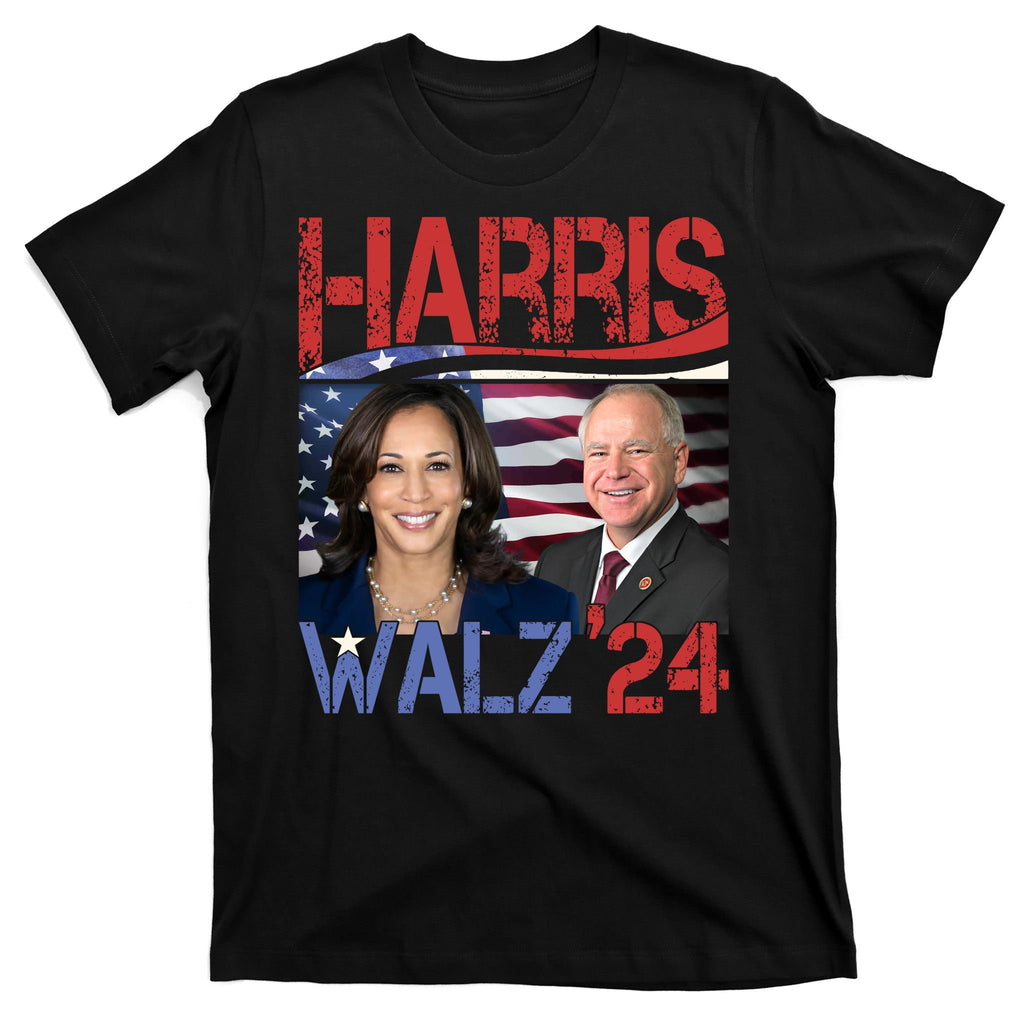 Kamala Harris Tim Walz 2024 Election T-Shirt
