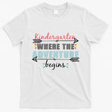 Kindergarten Back To School Adventure  T-Shirt