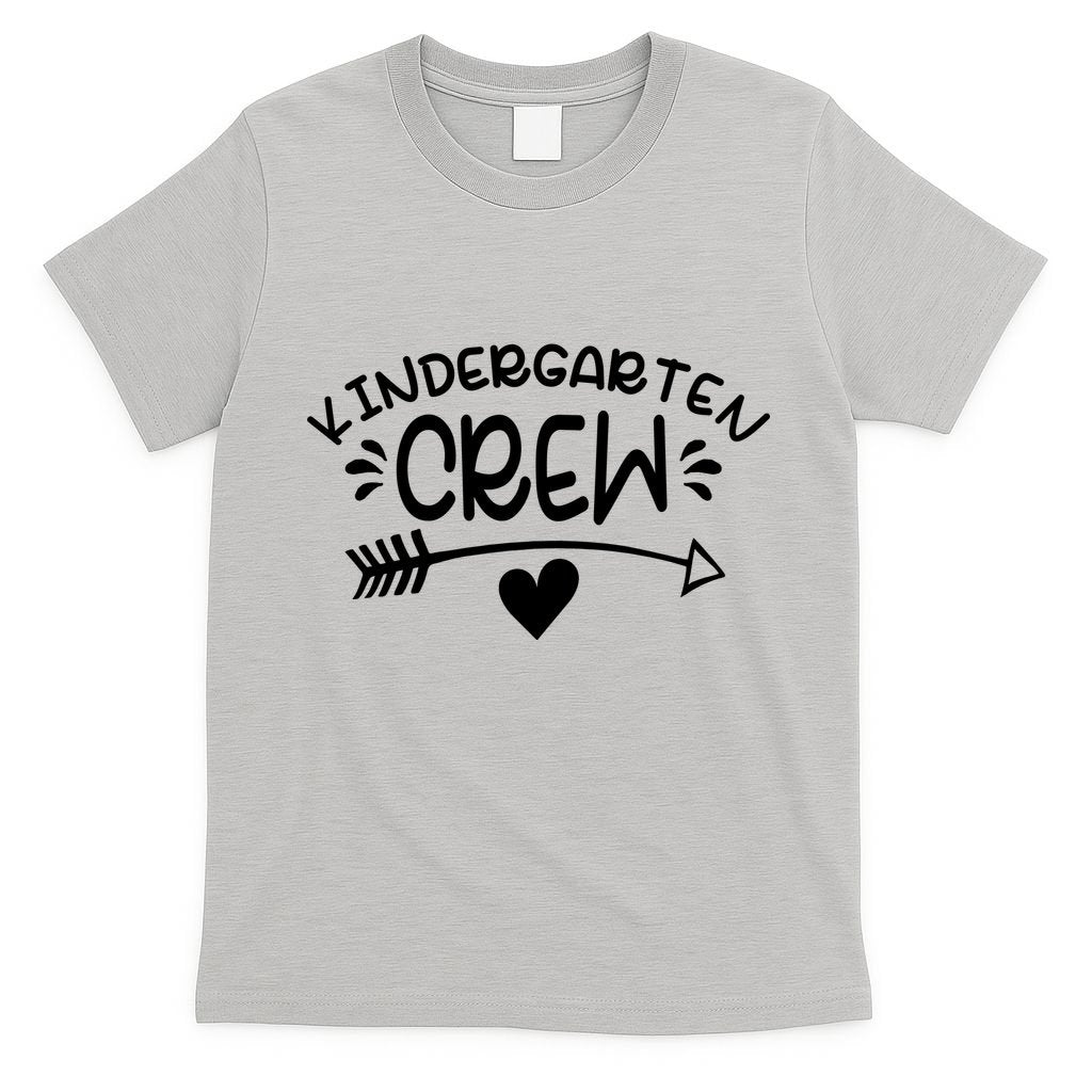 Kindergarten Crew Arrow Hear Simple Logo T-Shirt