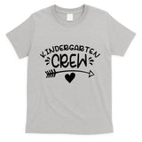 Kindergarten Crew Arrow Hear Simple Logo T-Shirt