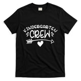 Kindergarten Crew Arrow Hear Simple Logo T-Shirt