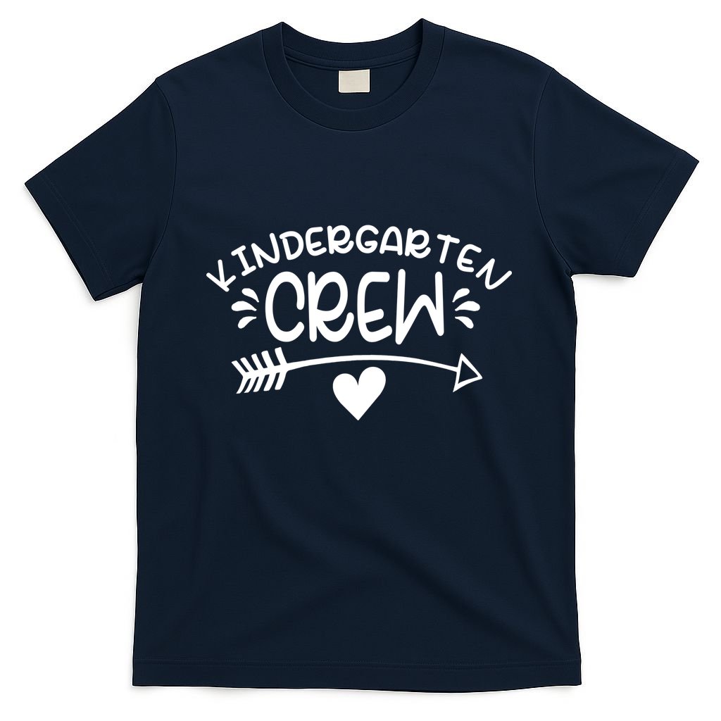 Kindergarten Crew Arrow Hear Simple Logo T-Shirt