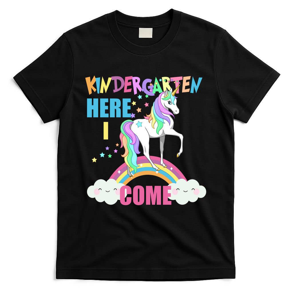 Kindergarten Here I Come Magical Unicorn T-Shirt