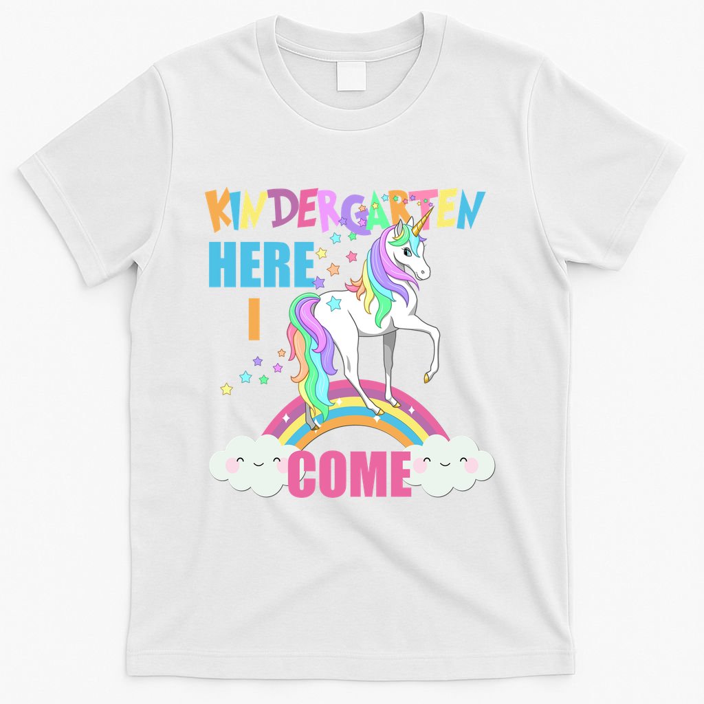 Kindergarten Here I Come Magical Unicorn T-Shirt