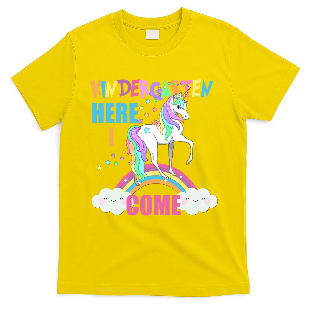 Kindergarten Here I Come Magical Unicorn T-Shirt
