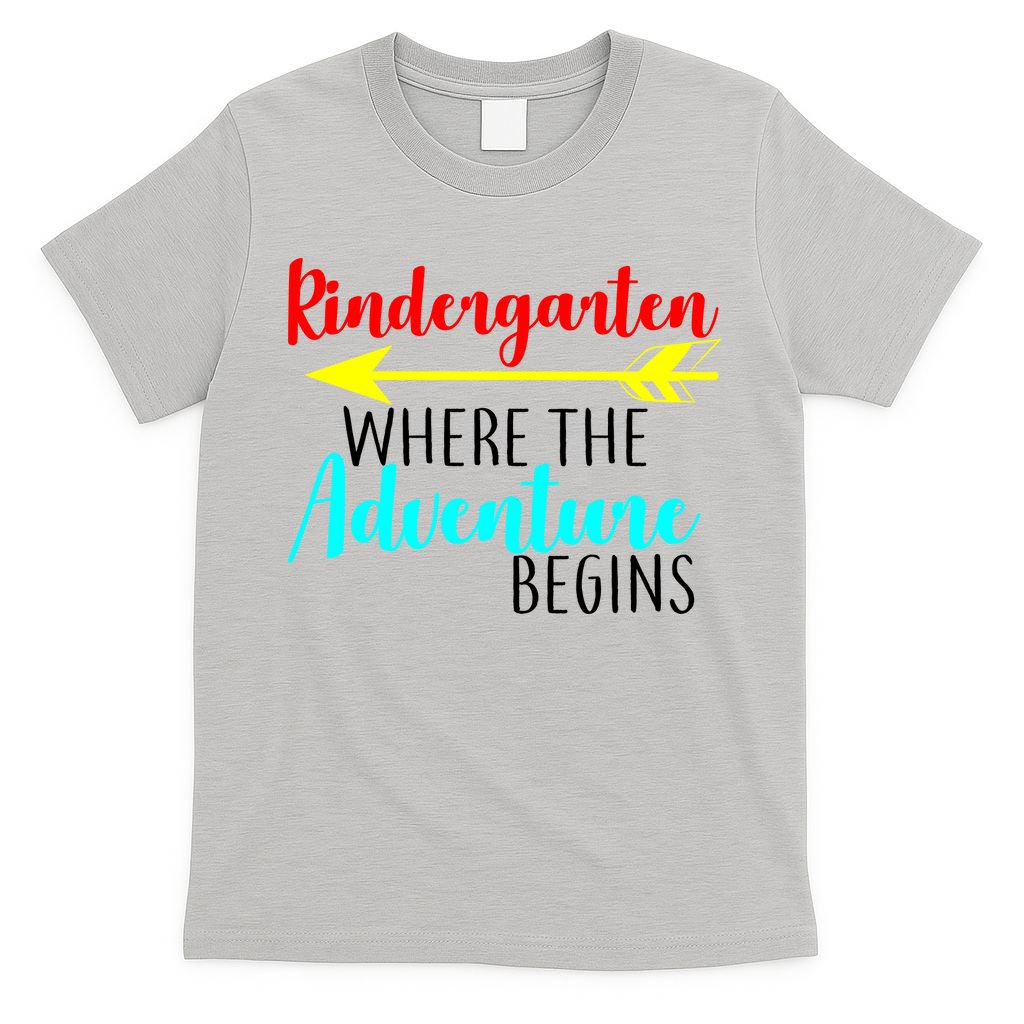 Kindergarten Where The Adventure Begins T-Shirt