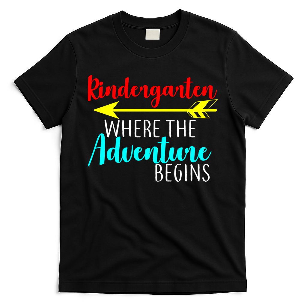 Kindergarten Where The Adventure Begins T-Shirt