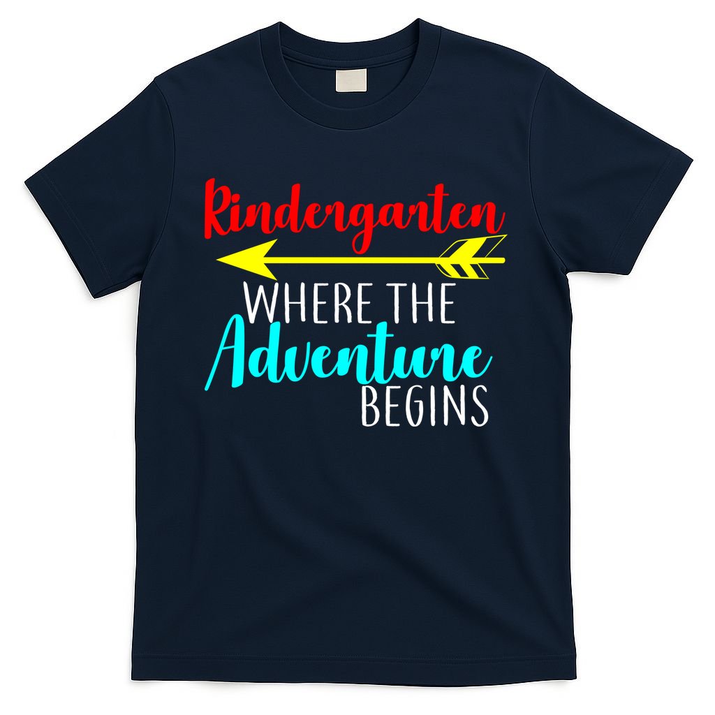 Kindergarten Where The Adventure Begins T-Shirt