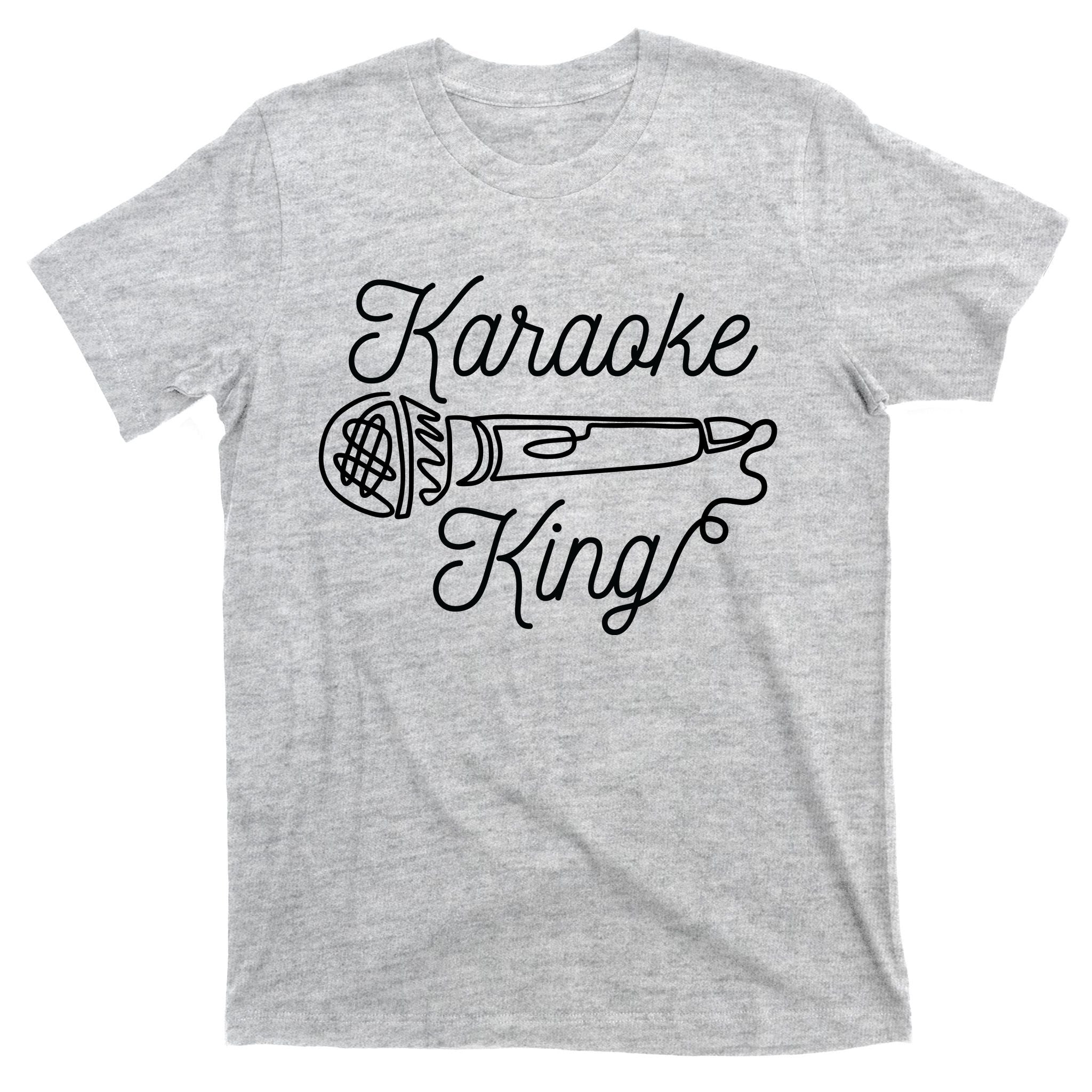 Karaoke King Microphone Musical T-Shirt