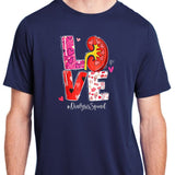 Kidney Organ Love Dialysis Squad Nurse Nursing Valentine Day Adult ChromaSoft Performance T-Shirt