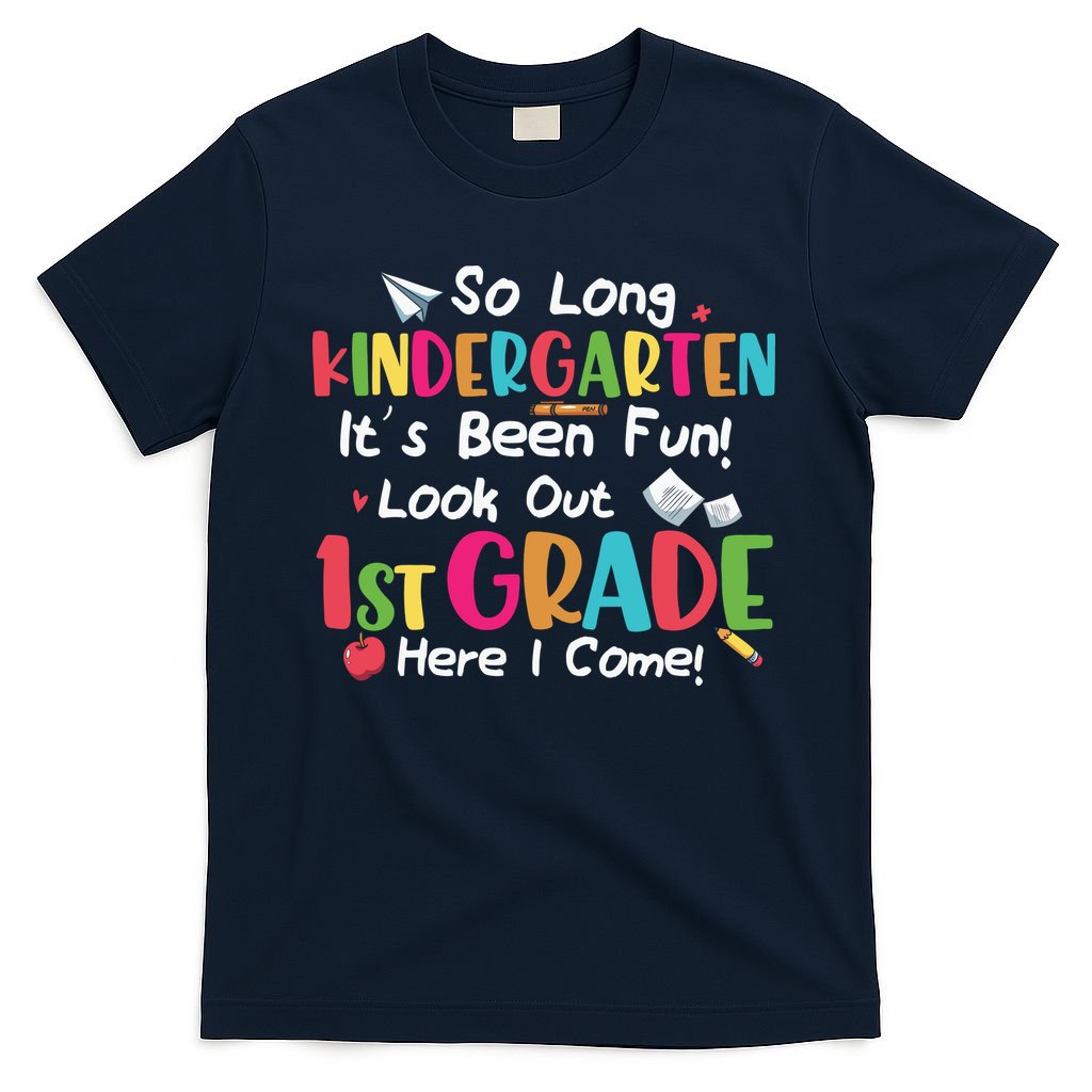 Kindergarten So Long Its Been 1st Grade Back To School T-Shirt