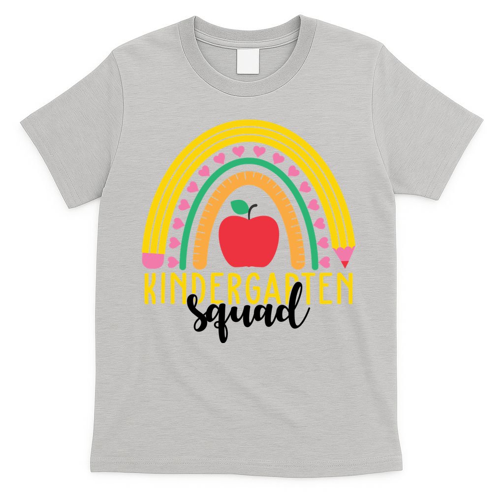 Kindergarten Squad Rainbow Education T-Shirt