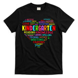 Kindergarten Team Heart Back To School Funny Teacher T-Shirt