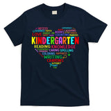 Kindergarten Team Heart Back To School Funny Teacher T-Shirt