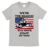 Keep Truckin Staff USA T-Shirt