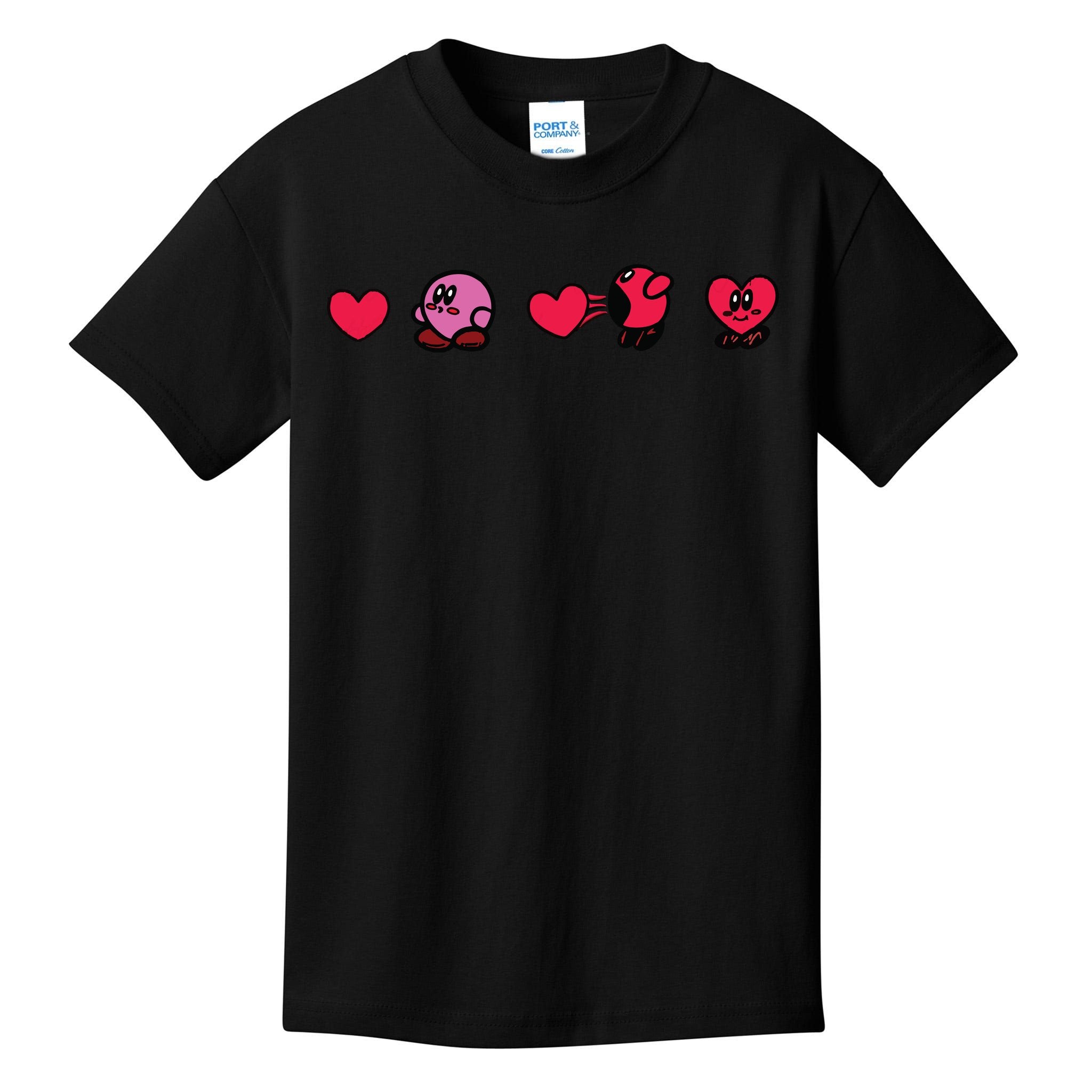 Kirby Valentine Funny Valentine Day Kids T-Shirt