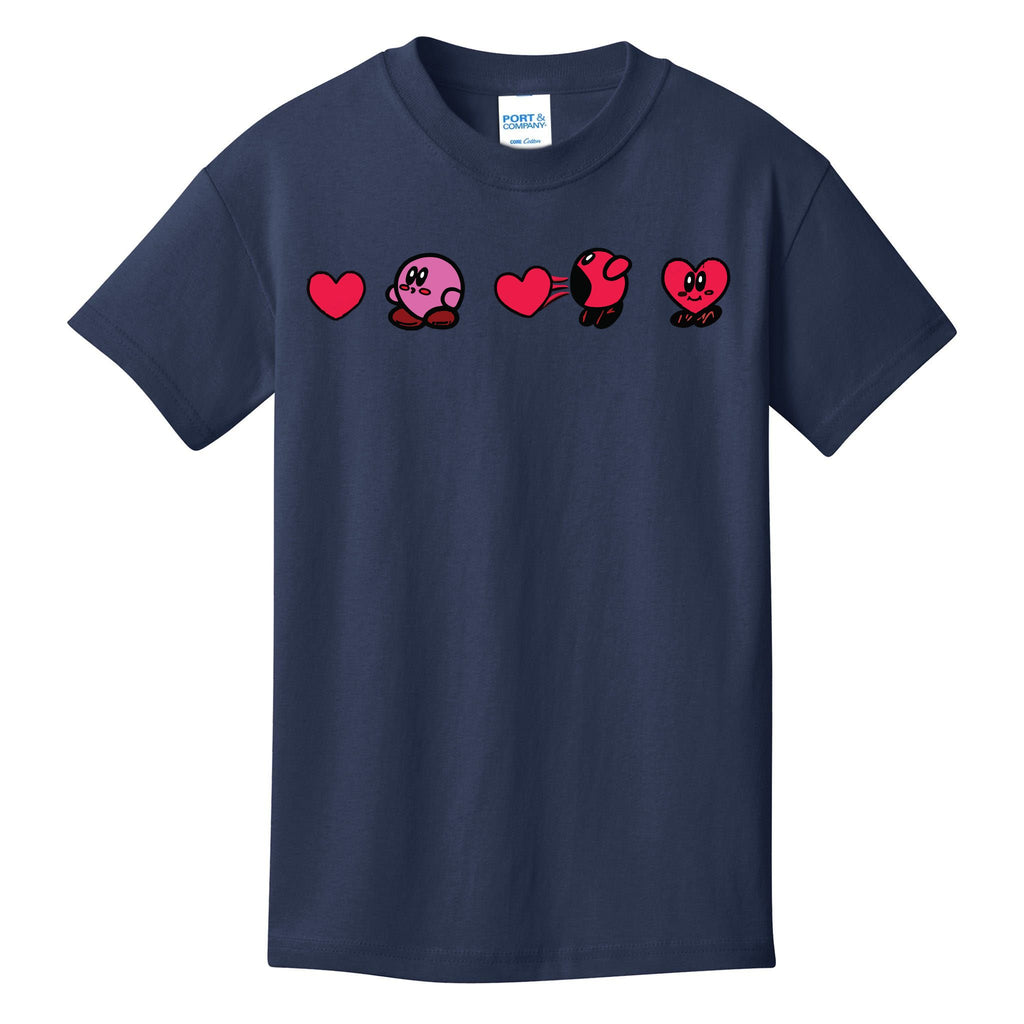 Kirby Valentine Funny Valentine Day Kids T-Shirt