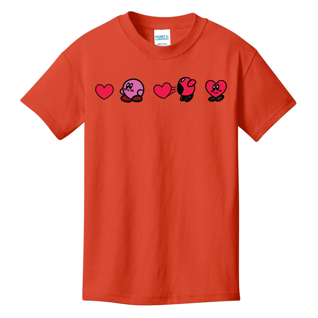 Kirby Valentine Funny Valentine Day Kids T-Shirt