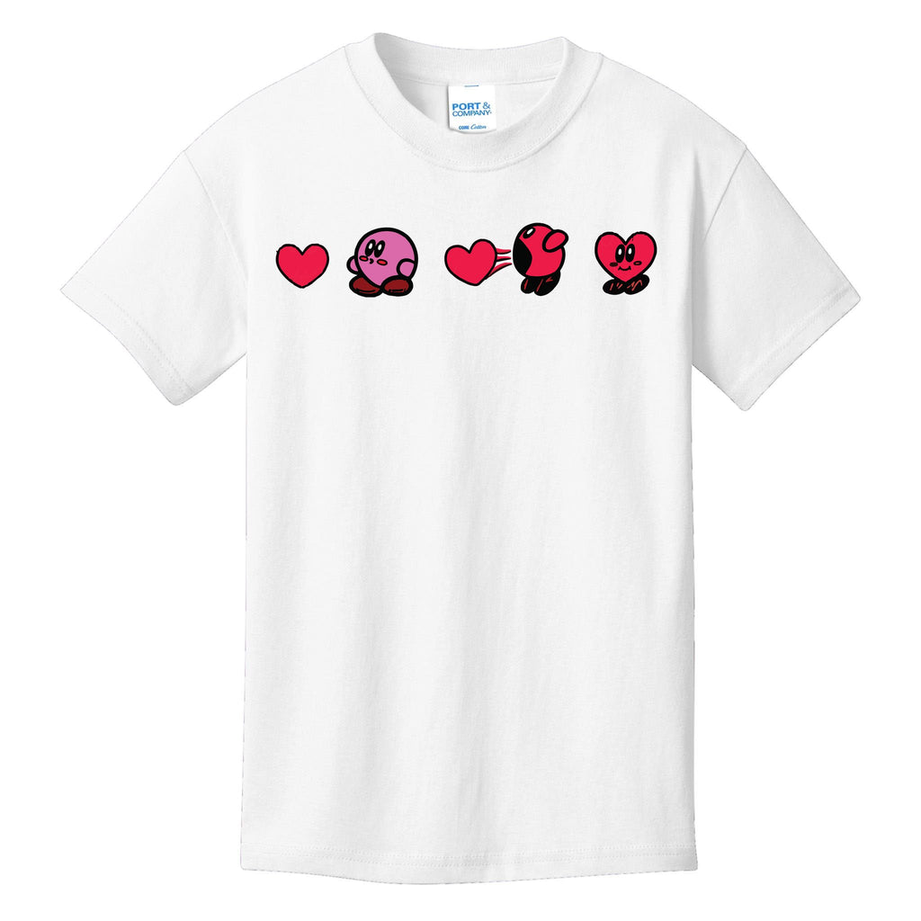 Kirby Valentine Funny Valentine Day Kids T-Shirt