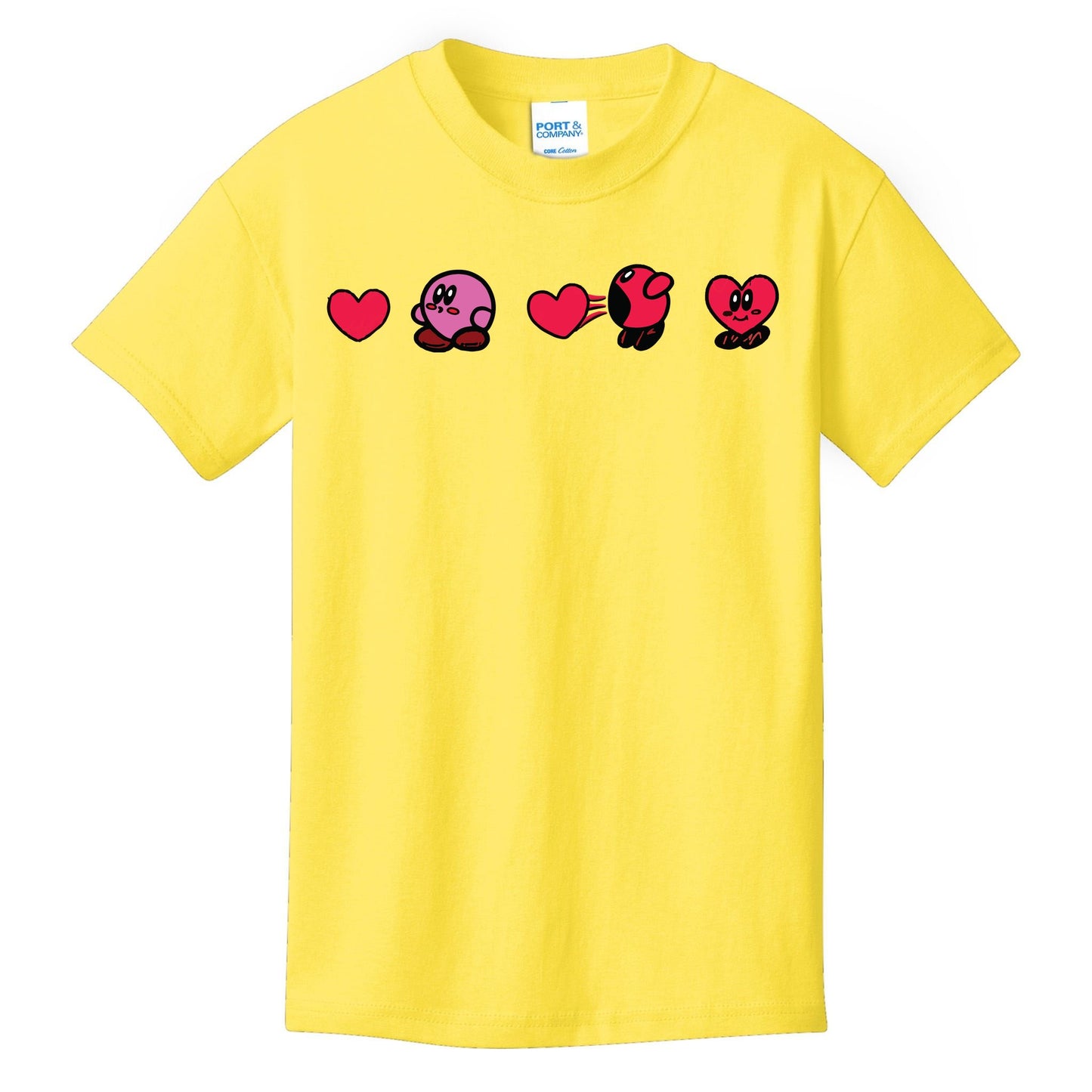 Kirby Valentine Funny Valentine Day Kids T-Shirt