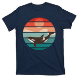 Killer Whale Retro Sunset T-Shirt