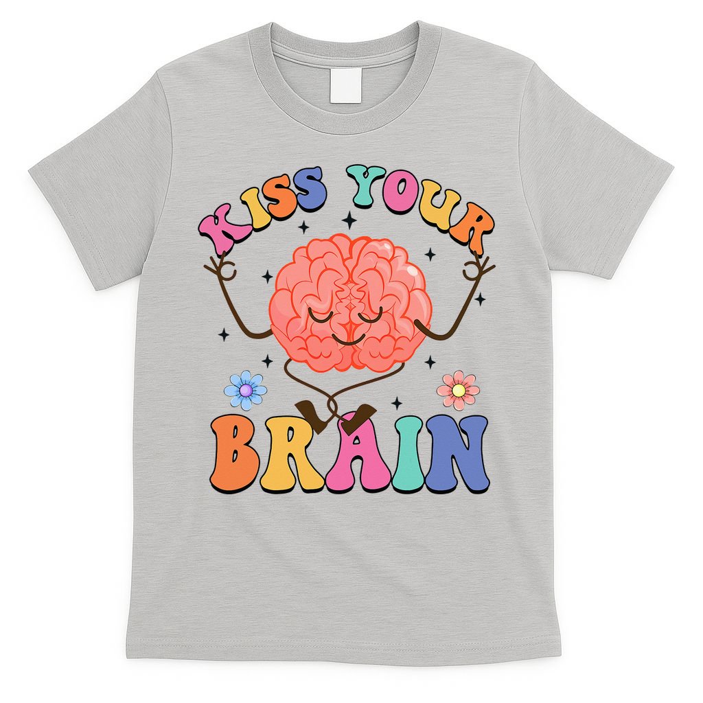 Kiss Your Brain Cute Teacher Appreciation Back To School T-Shirt