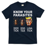 Know Your Parasites Anti Trump Funny Luna Tick Democrat T-Shirt