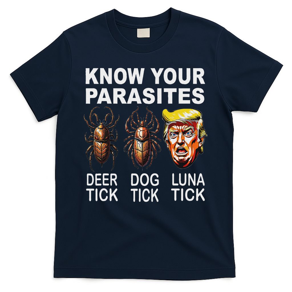 Know Your Parasites Anti Trump Funny Luna Tick Democrat T-Shirt