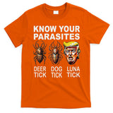 Know Your Parasites Anti Trump Funny Luna Tick Democrat T-Shirt