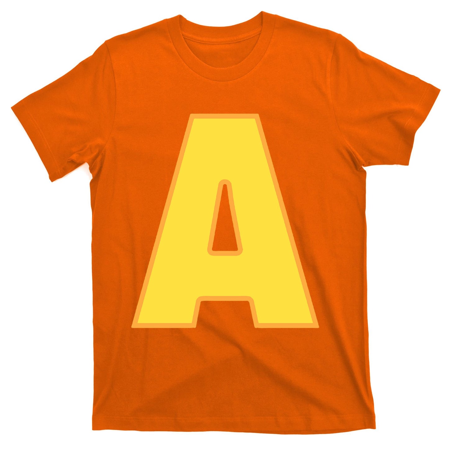 Letter A Funny Chipmunk Group Matching Halloween Costume T-Shirt