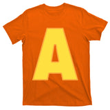 Letter A Funny Chipmunk Group Matching Halloween Costume T-Shirt