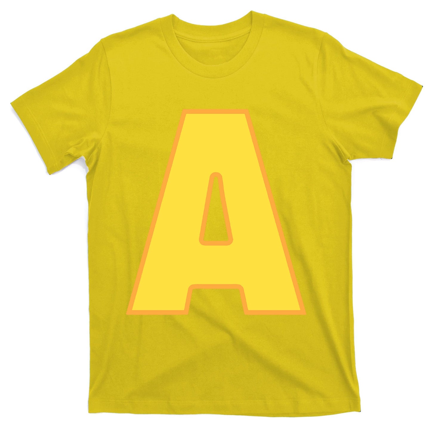 Letter A Funny Chipmunk Group Matching Halloween Costume T-Shirt