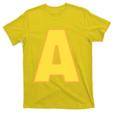 Letter A Funny Chipmunk Group Matching Halloween Costume T-Shirt