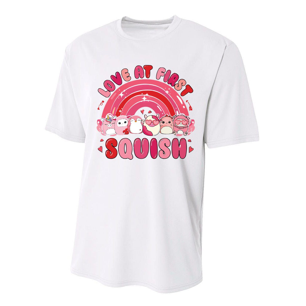 Love At First Squish Valentine Performance Sprint T-Shirt