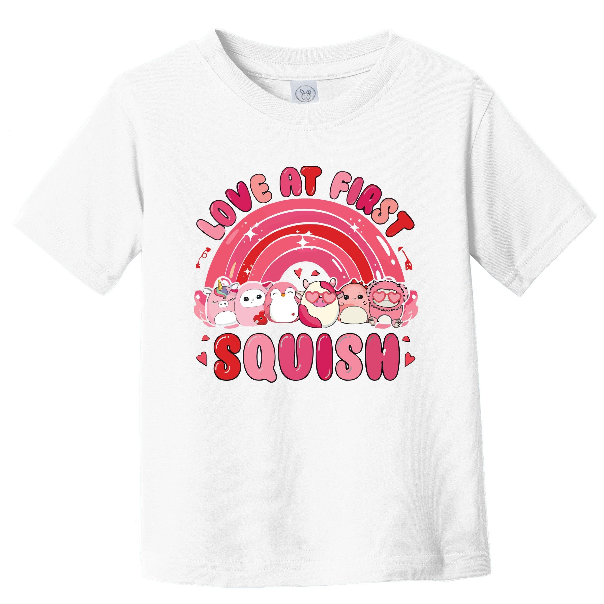 Love At First Squish Valentine Toddler T-Shirt