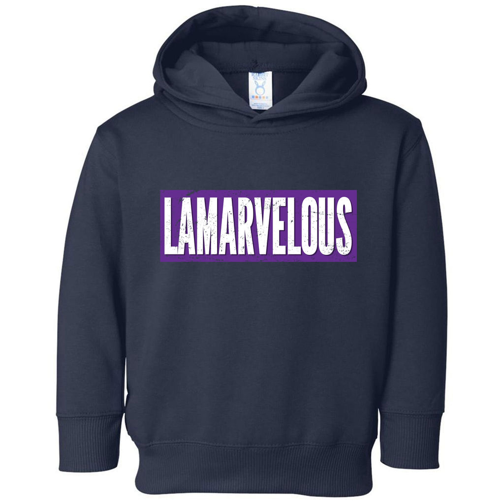 Lamarvalous Baltimore Football Toddler Hoodie