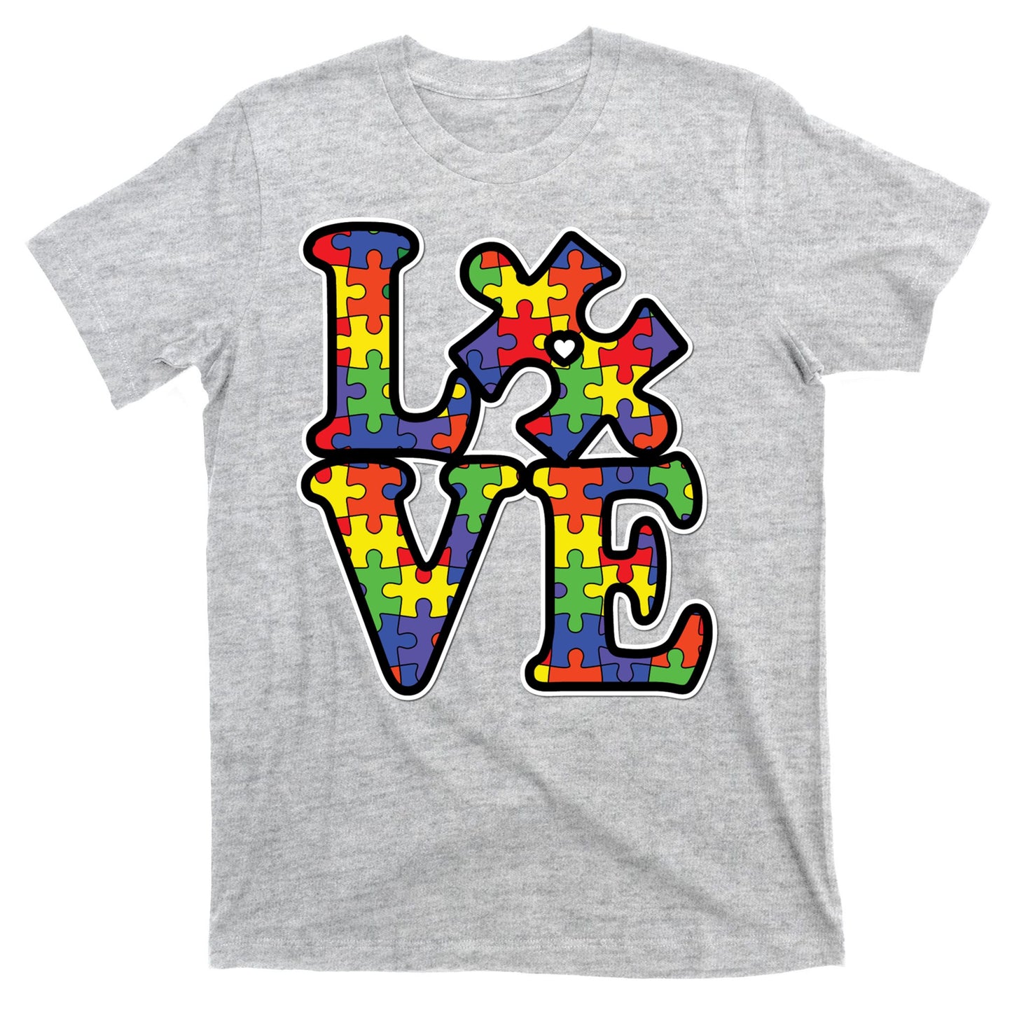 Love Autism Puzzle Piece T-Shirt