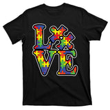 Love Autism Puzzle Piece T-Shirt