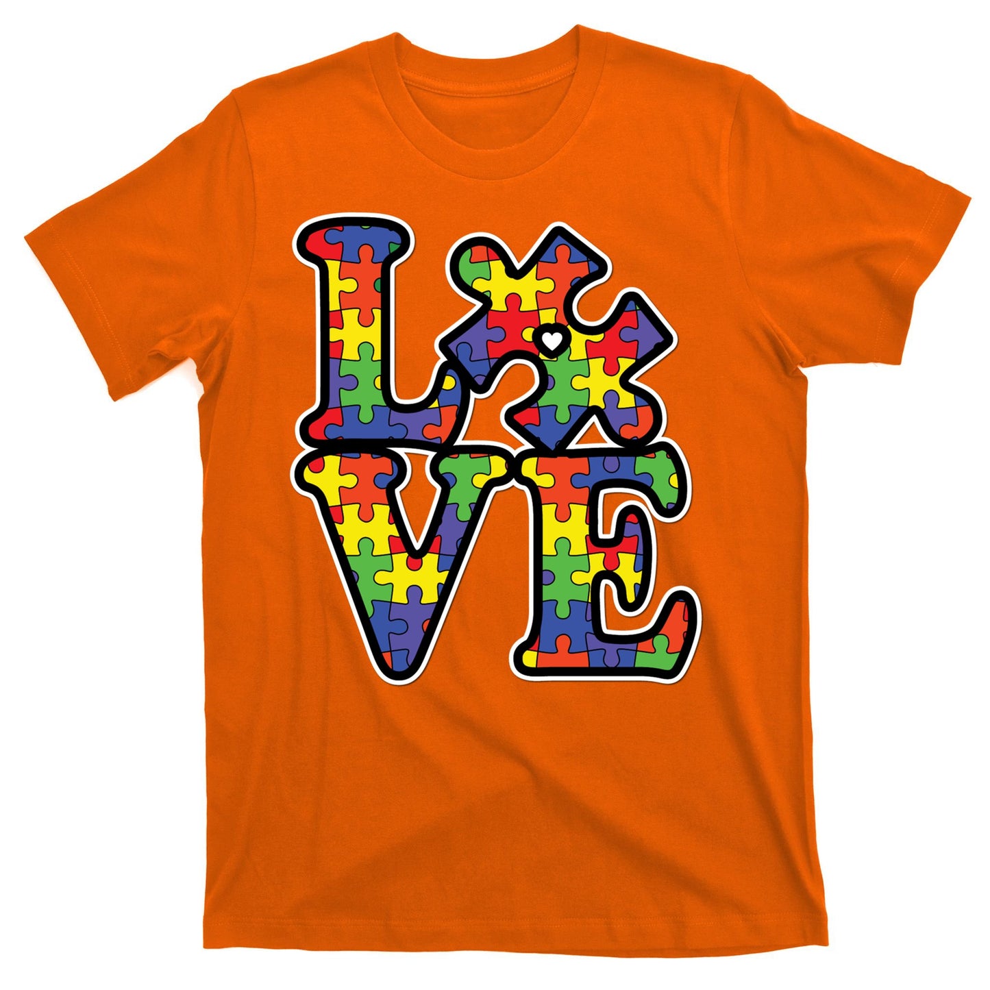 Love Autism Puzzle Piece T-Shirt