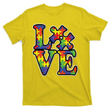 Love Autism Puzzle Piece T-Shirt