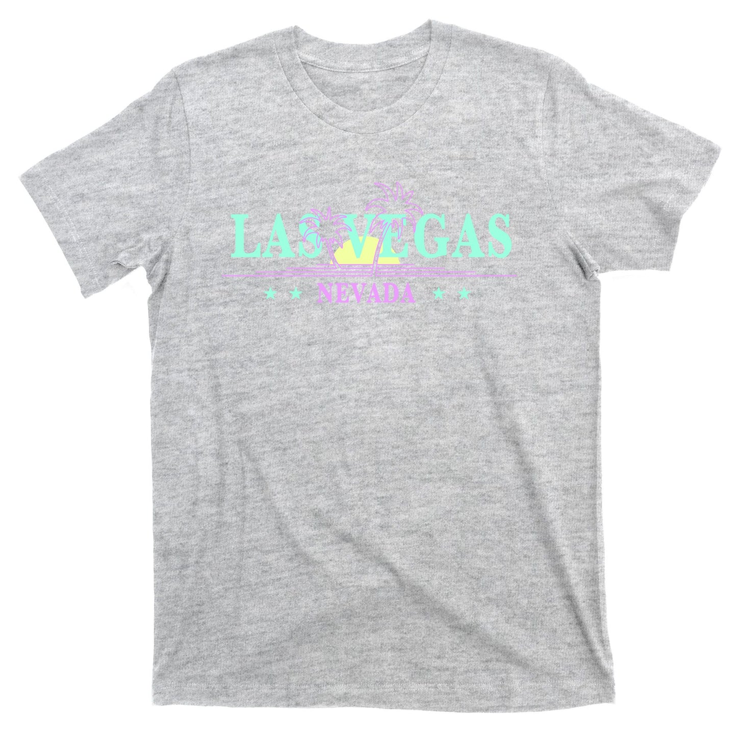 Las Vegas Retro Sunset Palm Trees T-Shirt