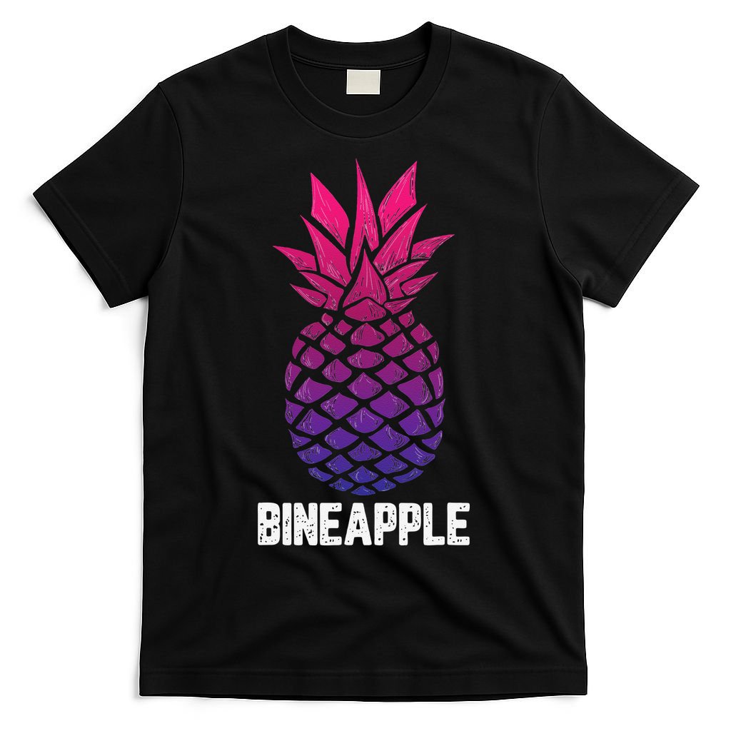 LGBTQ BiSexual Pineapple Tropical Summer Cool Pride Gifts T-Shirt