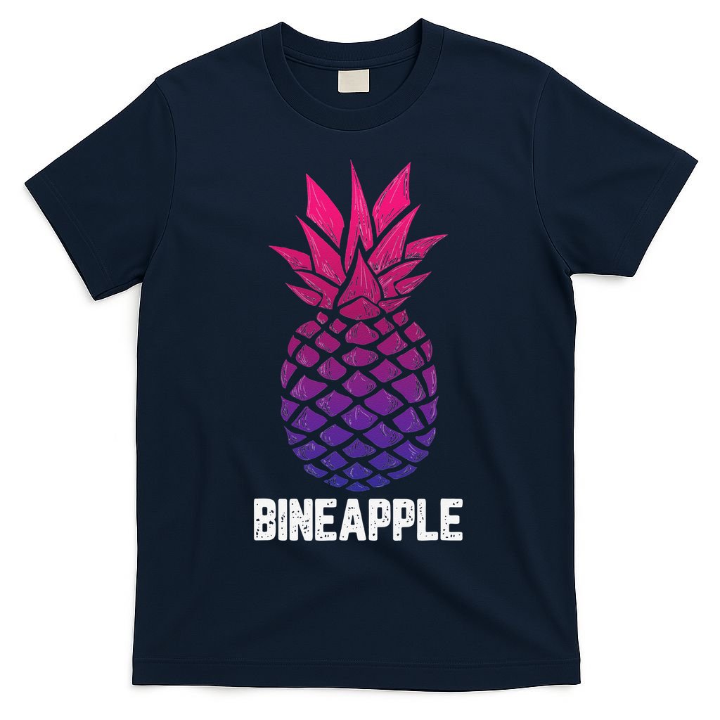 LGBTQ BiSexual Pineapple Tropical Summer Cool Pride Gifts T-Shirt