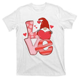 Love Cute Gnome Valentines Day Heart T-Shirt