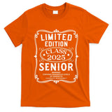 Limited Edition Class Of 2025 Senior 2025 Back To School T-Shirt