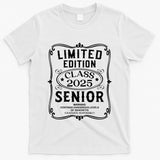 Limited Edition Class Of 2025 Senior 2025 Back To School T-Shirt