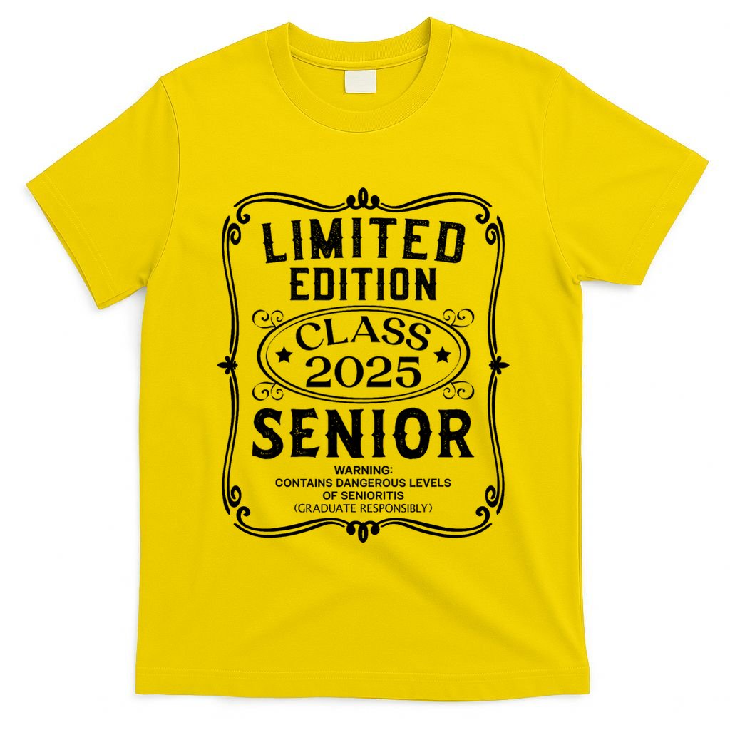 Limited Edition Class Of 2025 Senior 2025 Back To School T-Shirt
