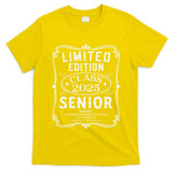 Limited Edition Class Of 2025 Senior 2025 Back To School Gift T-Shirt
