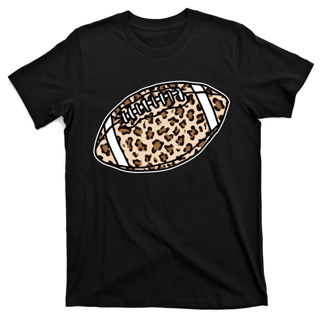 Leopard Football Cute Gift T-Shirt